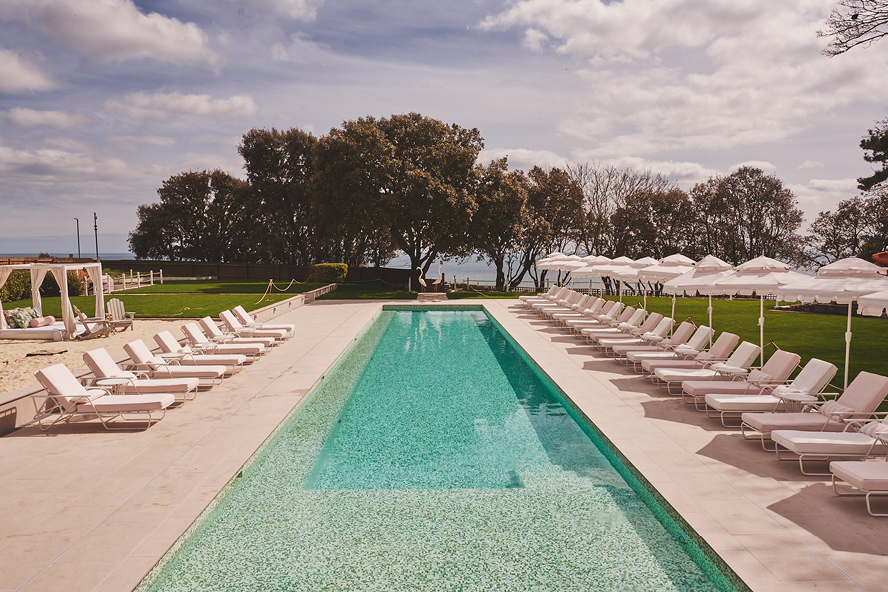 Laze around poolside at THE NICI hotel in Bournemouth.